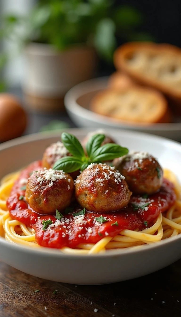 Oven-Baked Meatballs Recipe: Juicy, Easy, and Flavorful