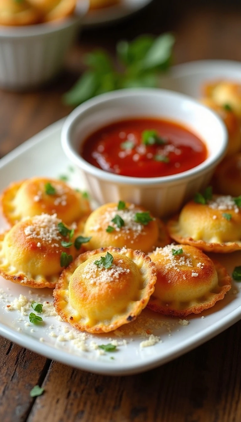 Crispy Oven-Baked Ravioli Bites Recipe
