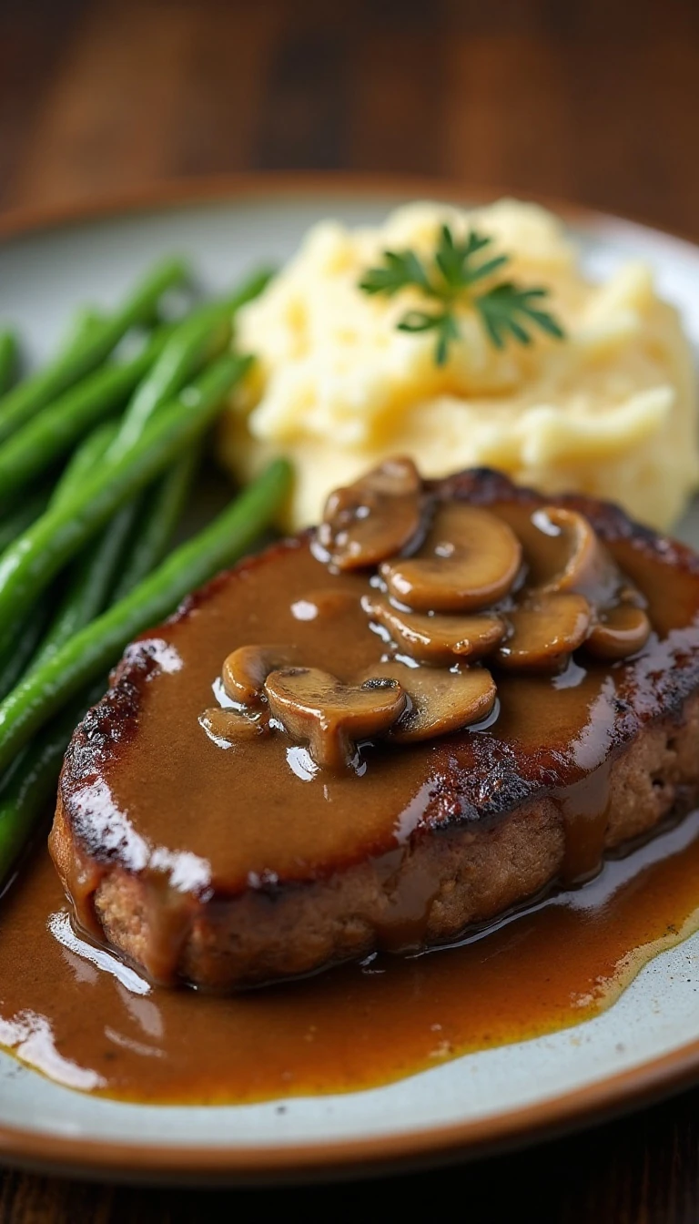 Oven-Baked Steak With Brown Gravy Made Easy