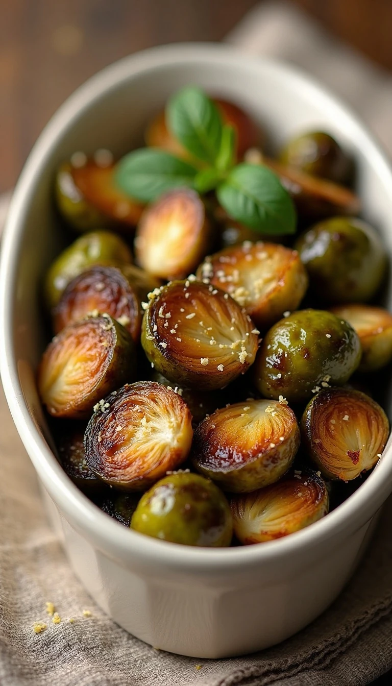 Crispy Oven Roasted Brussels Sprouts Recipe