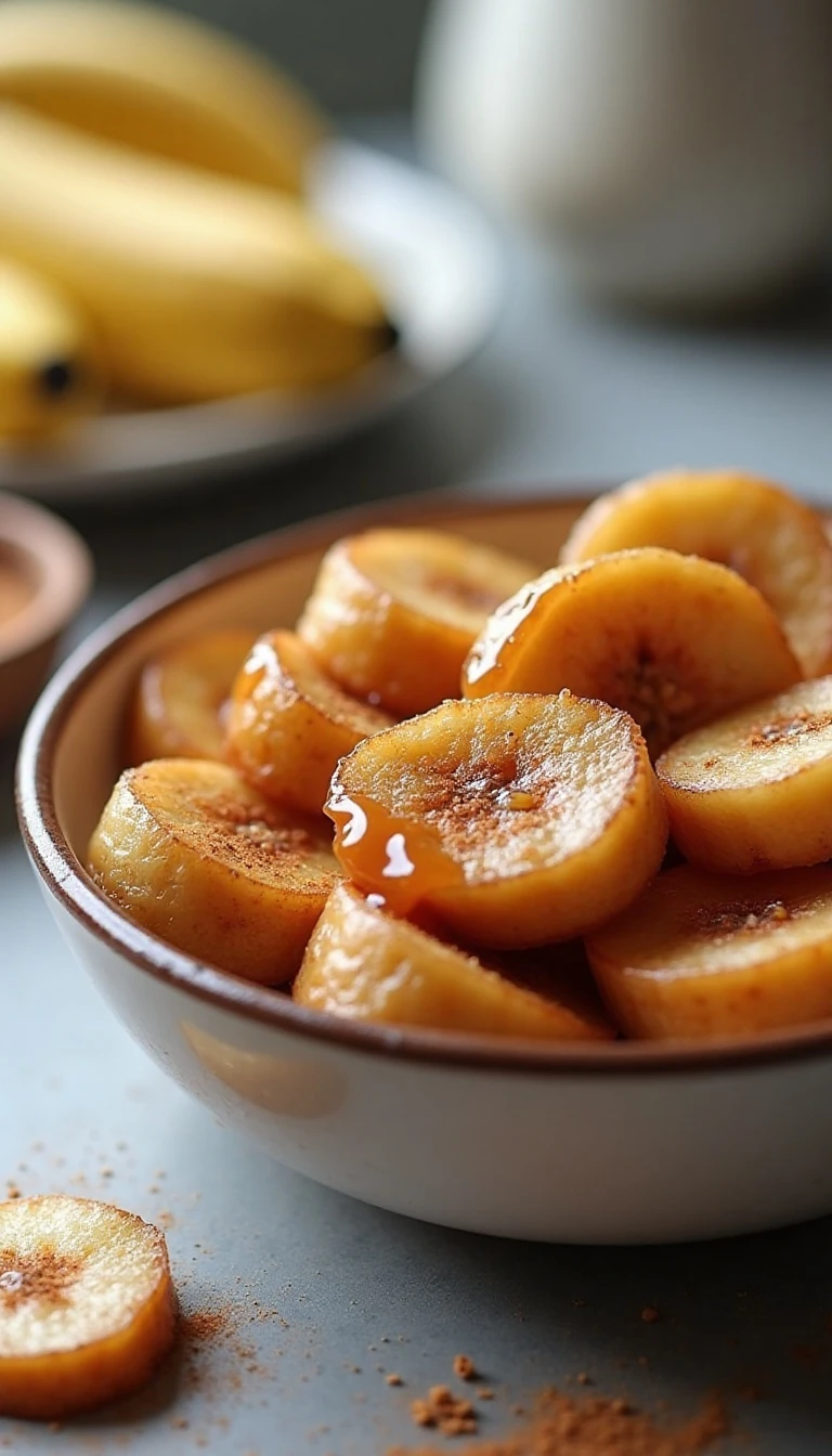 Easy Pan-Fried Cinnamon Bananas Recipe