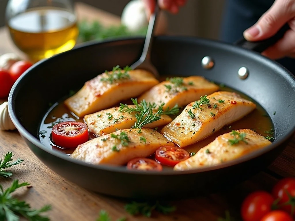 Preparing cod for a proper skillet sear