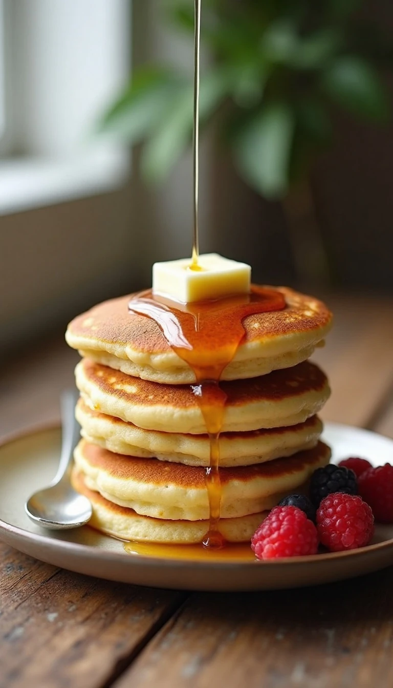 How to Make Pancakes Without Baking Powder: Fluffy Buttermilk Pancakes