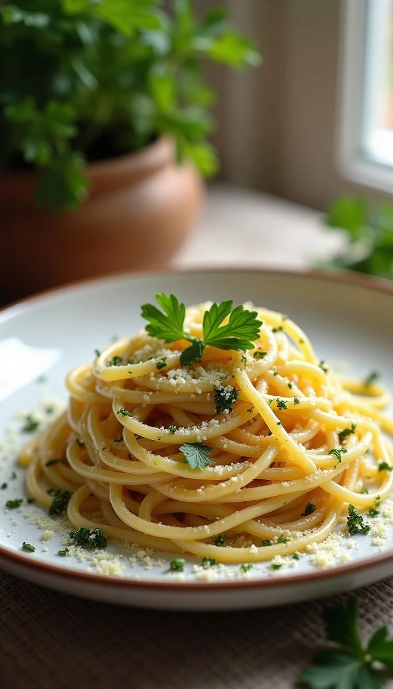 Parsley Parmesan Pasta: A Delicious $4 Dinner Recipe