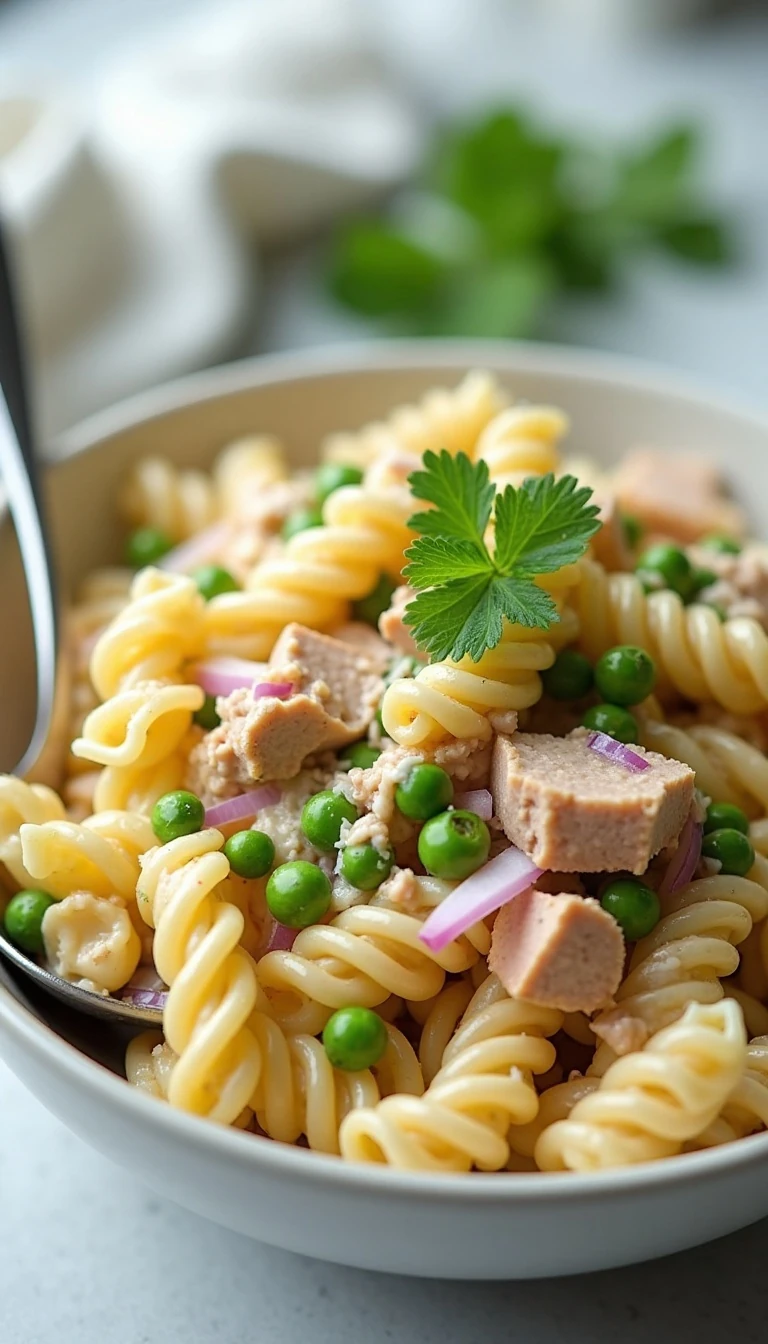 Easy Cold Pasta Salad with Tuna Recipe