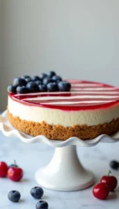 Easy Patriotic Cheesecake Pie Recipe