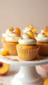 Easy Peach Cake Mix Cupcakes Recipe