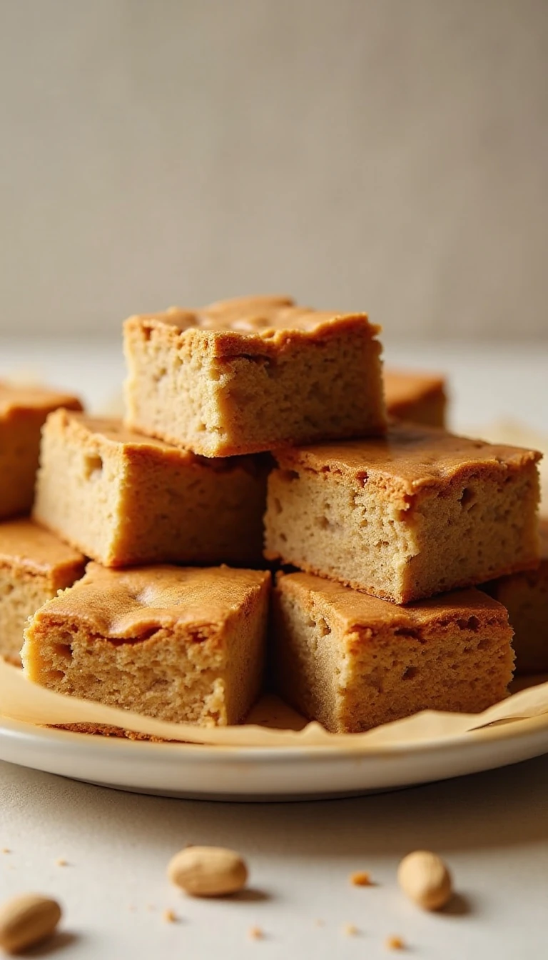 Easy Peanut Butter Blondies Recipe