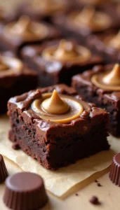 Fudgy Peanut Butter Cup Brownies Recipe