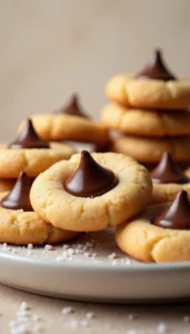 Classic Peanut Butter Kiss Cookies Recipe (Peanut Butter Blossoms)