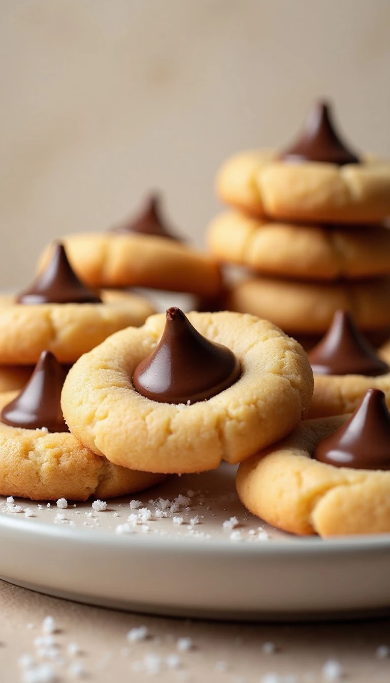 Classic Peanut Butter Kiss Cookies Recipe (Peanut Butter Blossoms)
