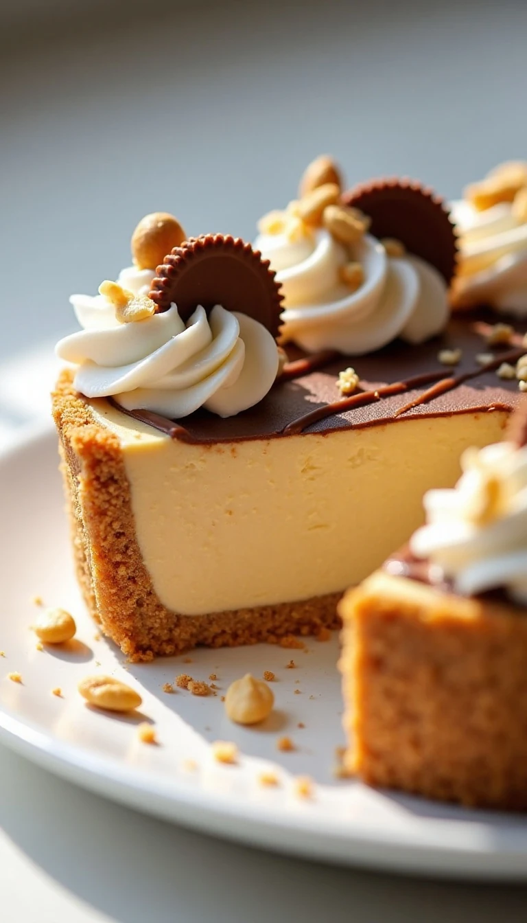 Creamy No-Bake Peanut Butter Pie Recipe