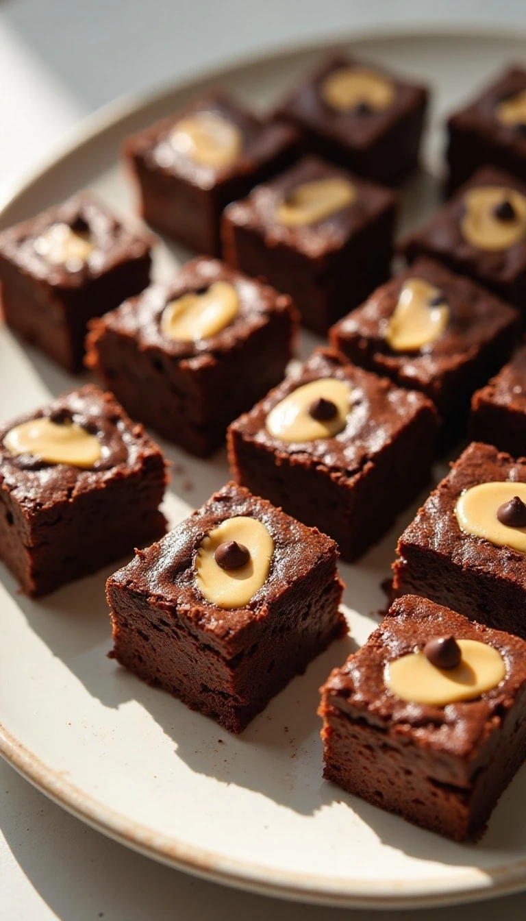 Peanut Butter Swirl Brownies