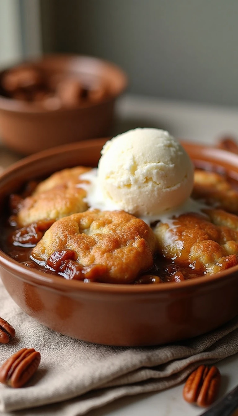The Best Old-Fashioned Pecan Cobbler Recipe