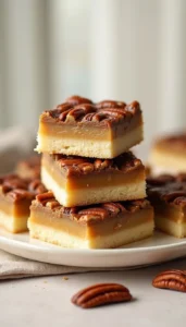 Easy Pecan Pie Bars Recipe with Buttery Shortbread Crust
