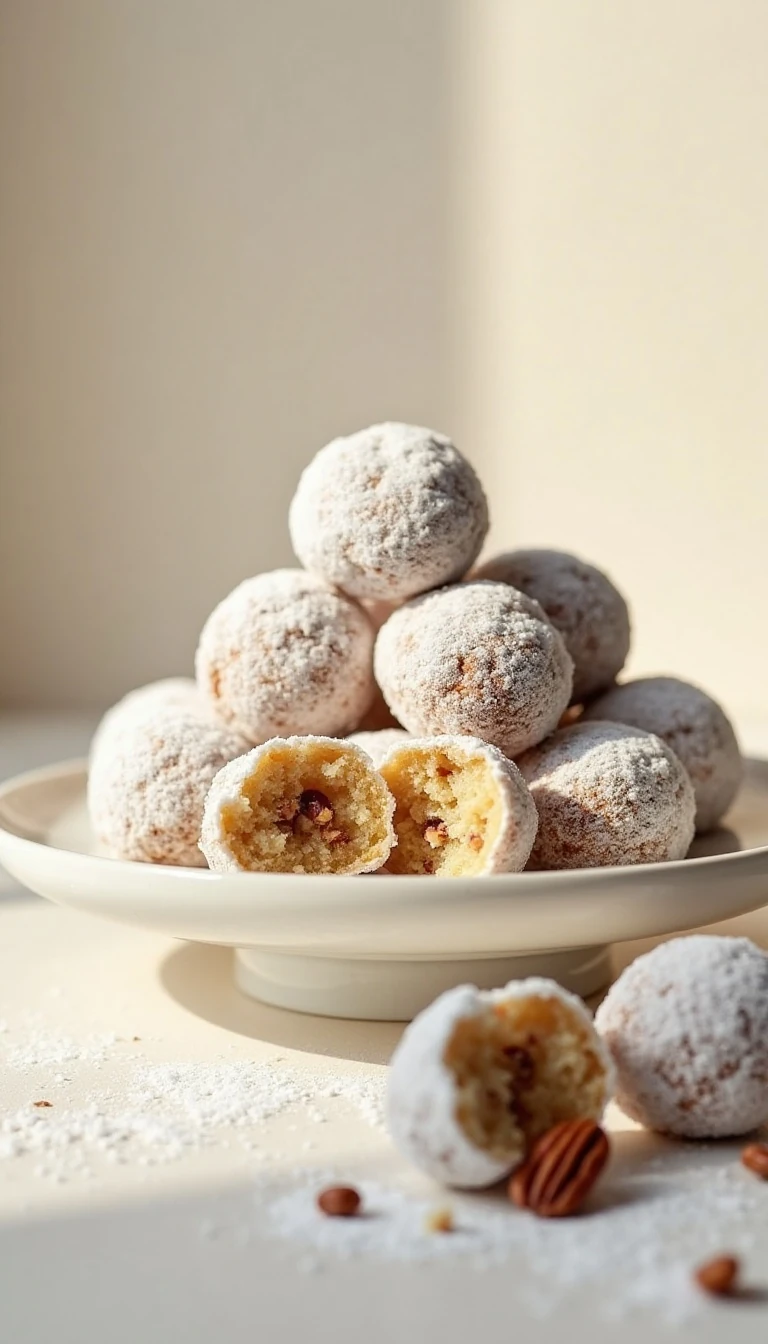 Easy Pecan Snowball Cookies Recipe