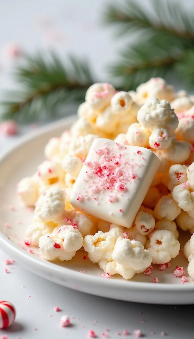Peppermint Popcorn Bark Candy: A Festive Treat with a Twist