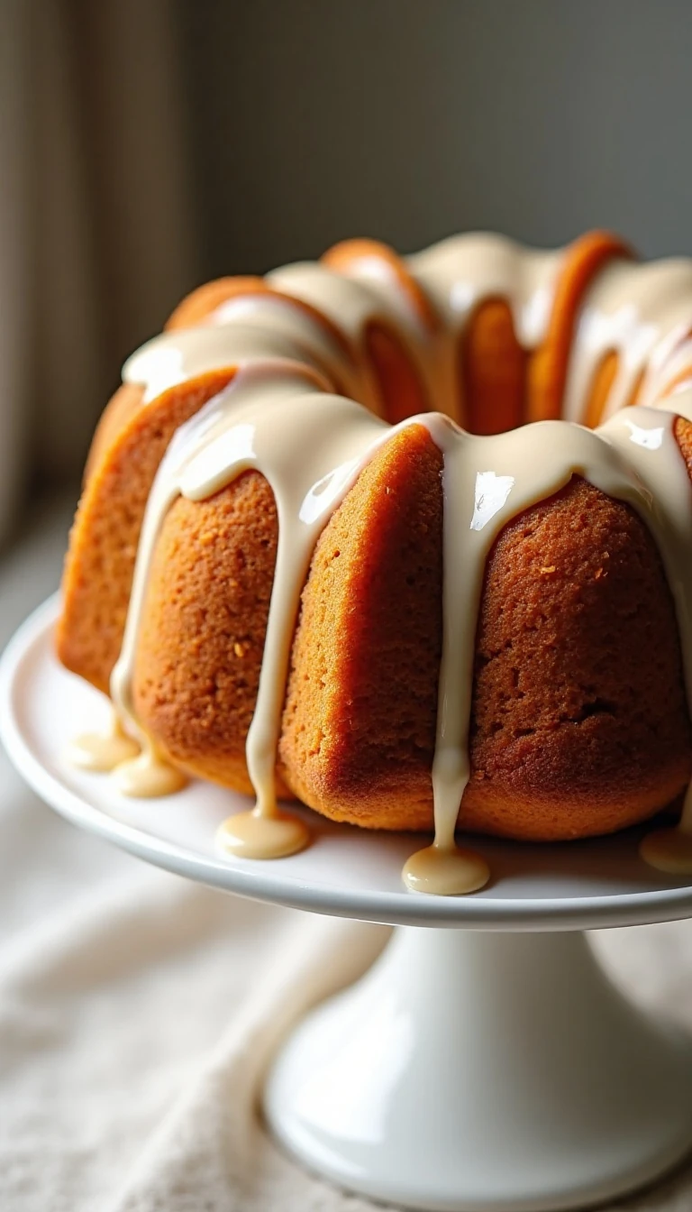 The Perfect Glazed Sweet Potato Cake Recipe