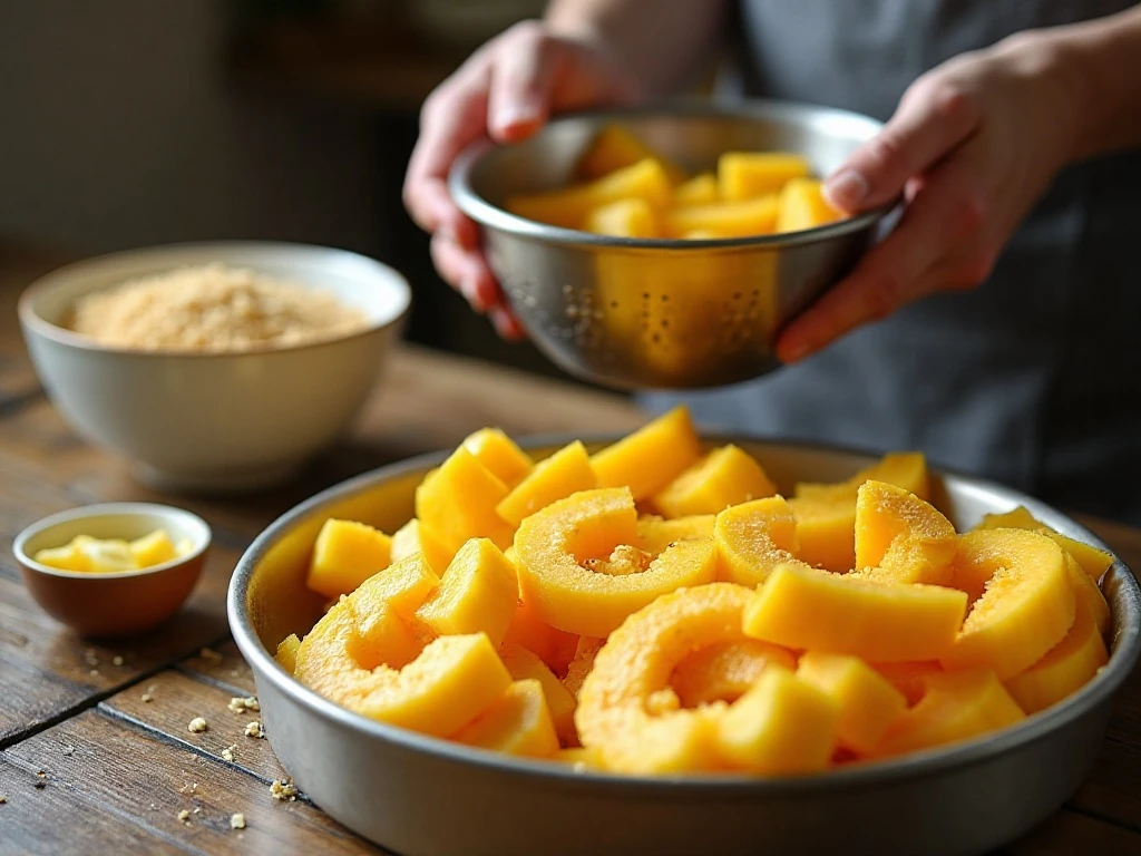 Preparing squash and cracker crumbs for the best casserole texture