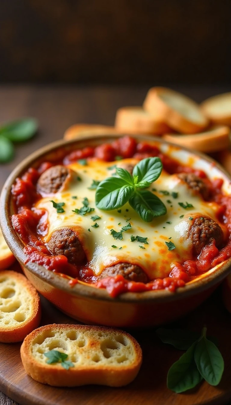 Perfect Cheesy Layered Meatball Dip Recipe