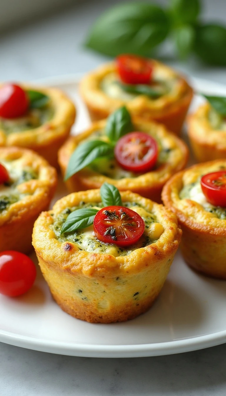 Easy Pesto Omelet Cups Recipe for a Quick, Flavorful Breakfast