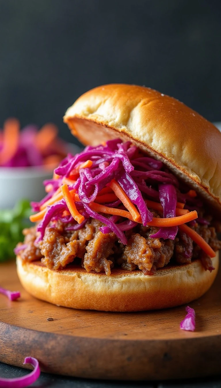 Crunchy Pickled Vegetable Sandwich Slaw Recipe