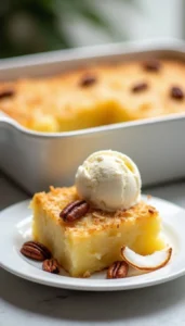 Easy Pineapple Coconut Dessert Recipe with Yellow Cake Mix
