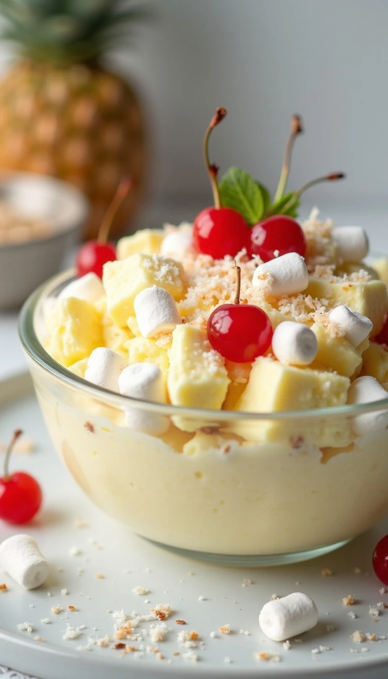 Pineapple Fluff Salad: A Light, Creamy Favorite