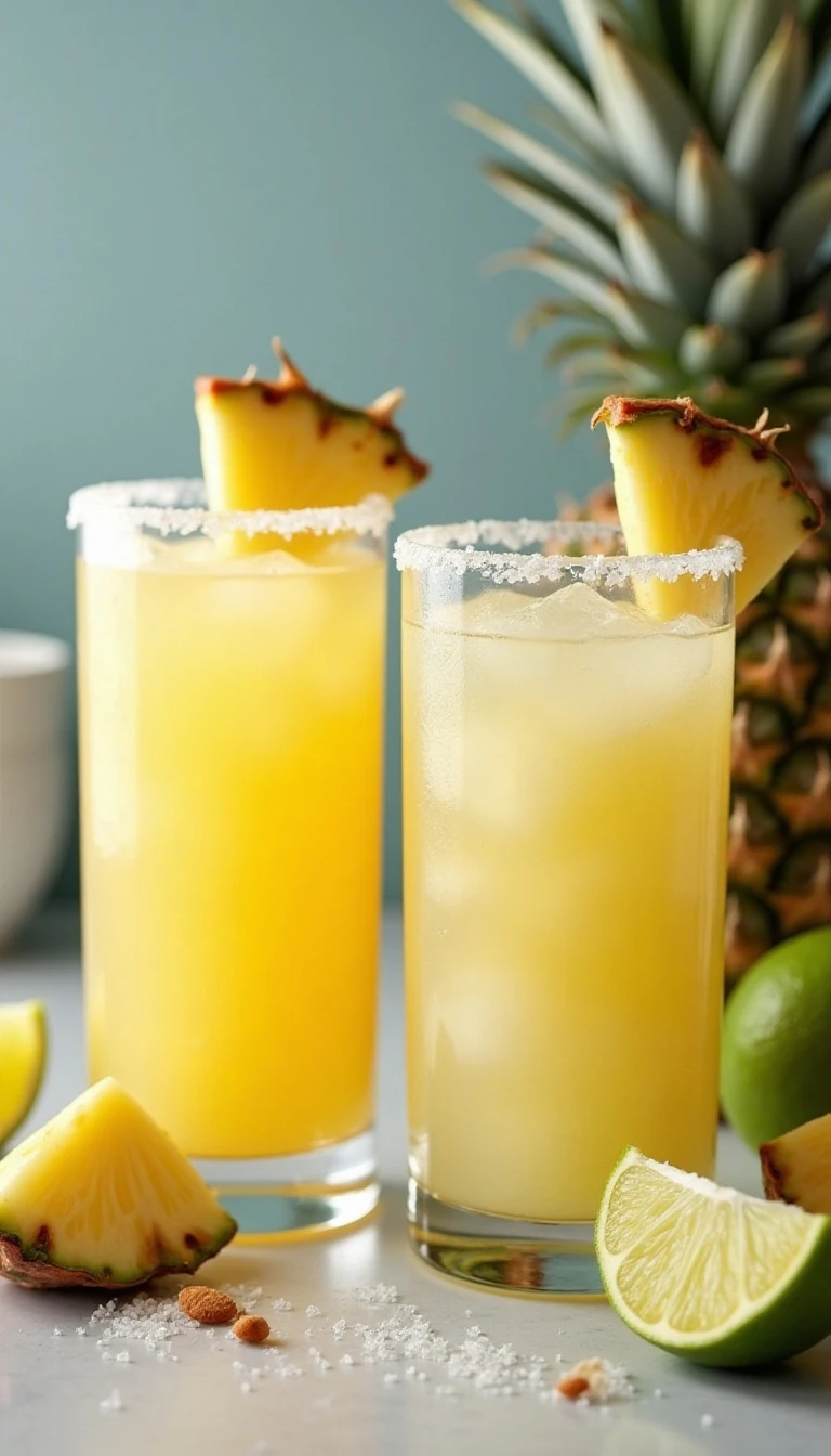 Easy Pineapple Margaritas Recipe (2 Ways!)