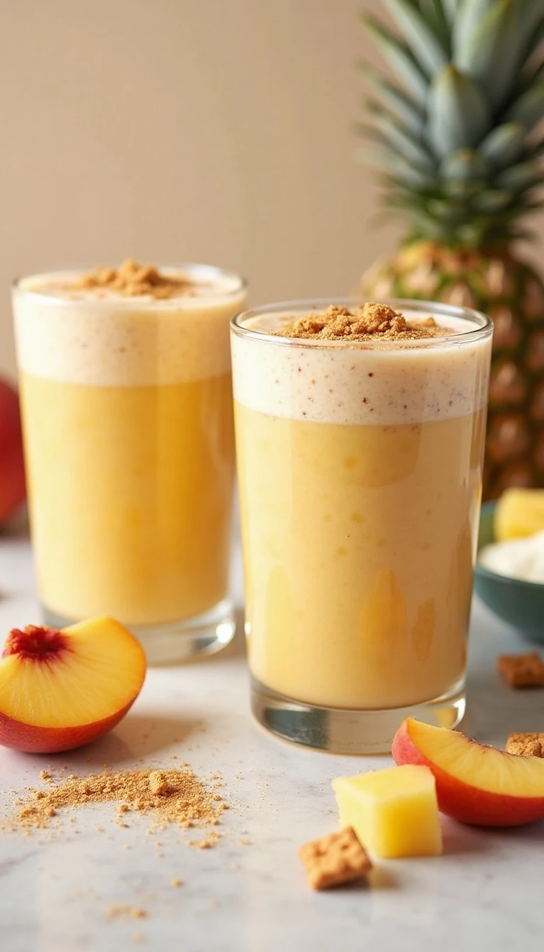 Pineapple Peach Pie Smoothie Recipe: A Creamy 5-Minute Dessert