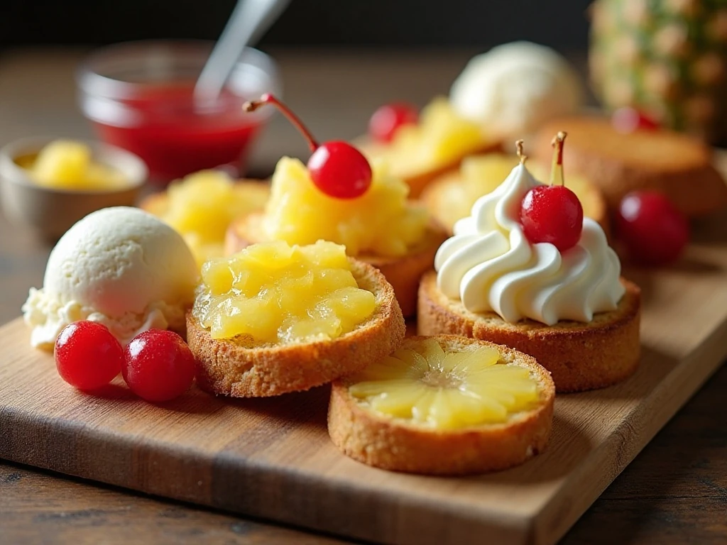 Serving ideas for pineapple upside-down cake jam