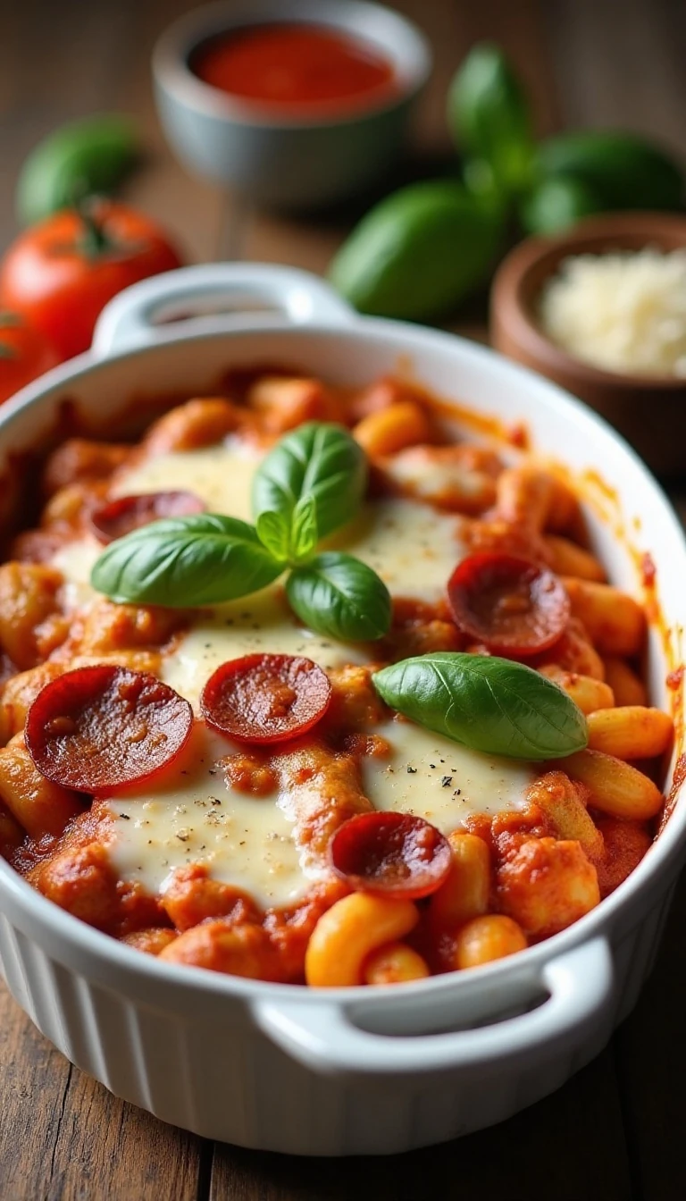 Easy Pizza Pasta Bake Recipe for a Cheesy Family Dinner