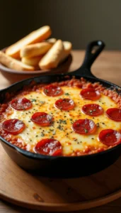 Pizza Skillet Dip Recipe for Easy, Cheesy Sharing