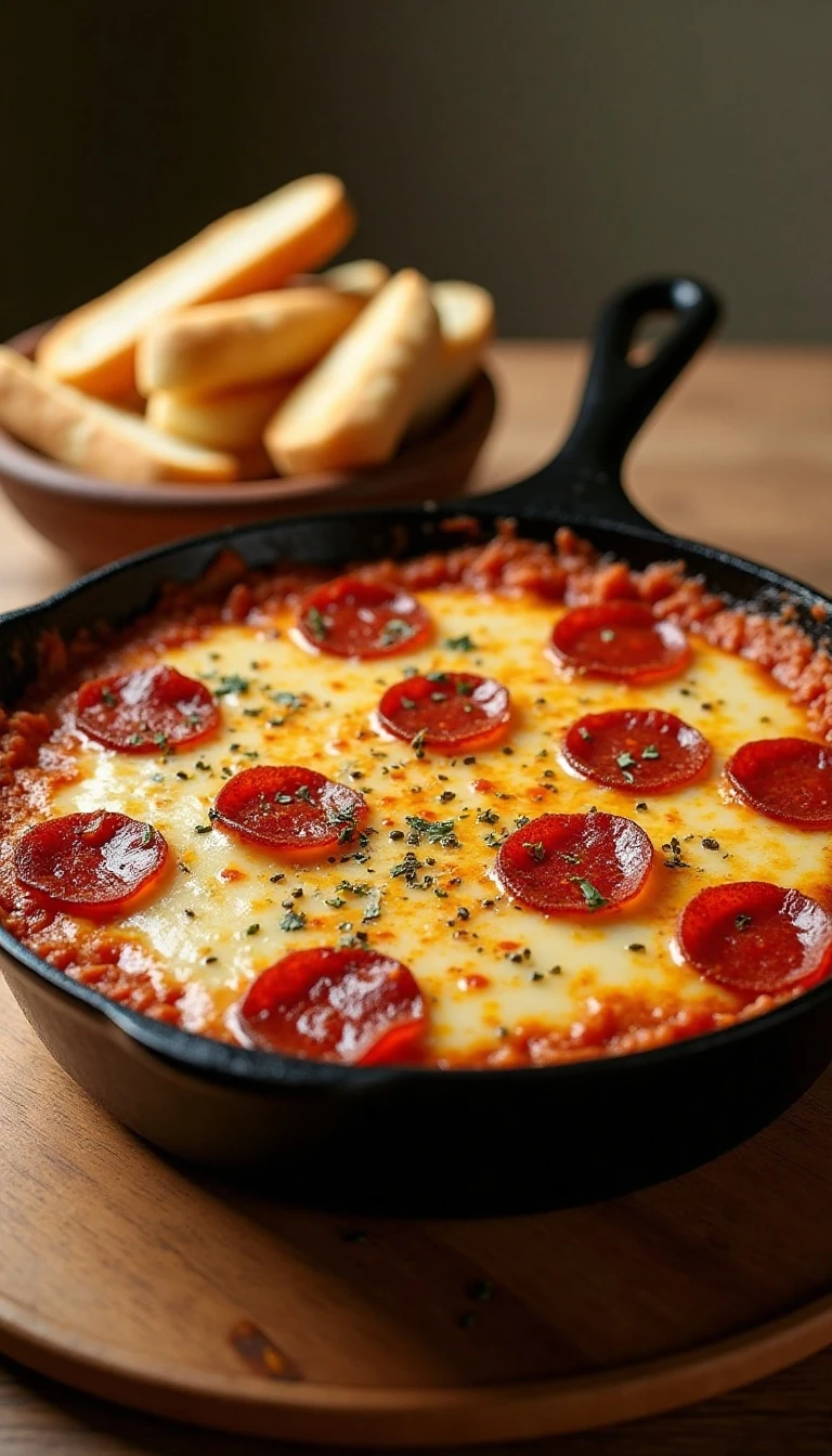 Pizza Skillet Dip Recipe for Easy, Cheesy Sharing