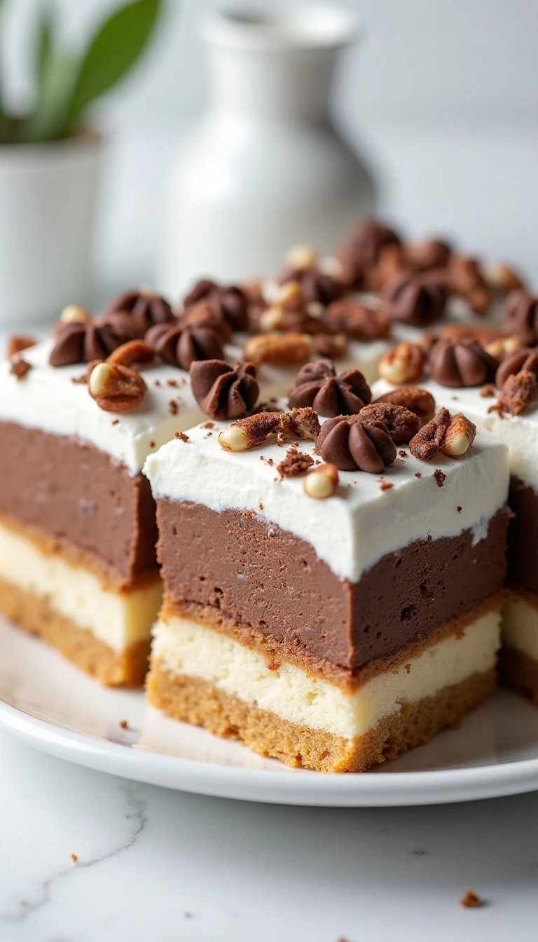 Plate-Licking 4-Layer Chocolate Dessert Recipe