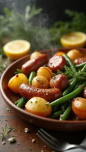 Best One-Pan Potatoes and Green Beans With Sausage