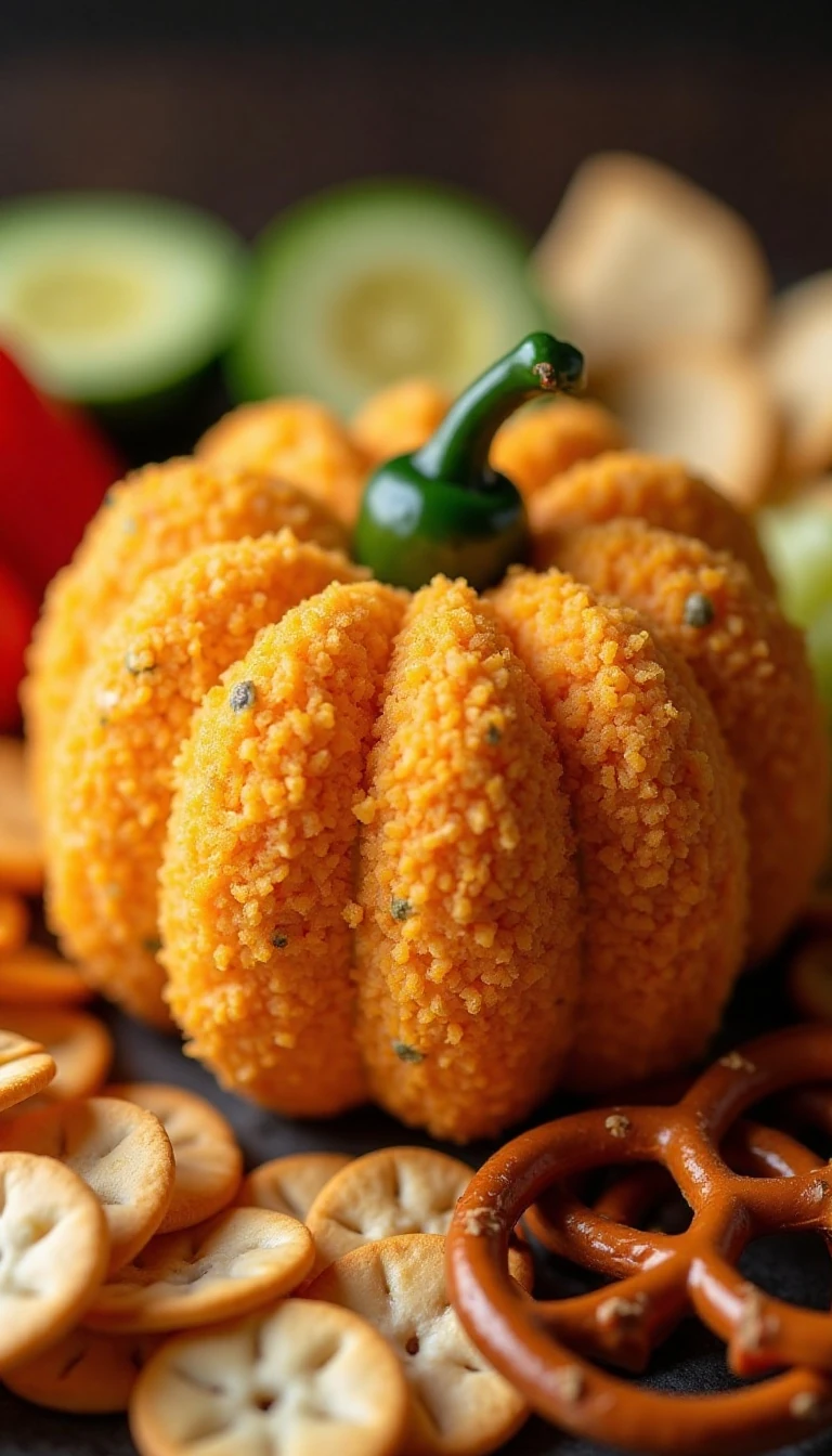 Easy Pumpkin Cheese Ball Recipe for Parties