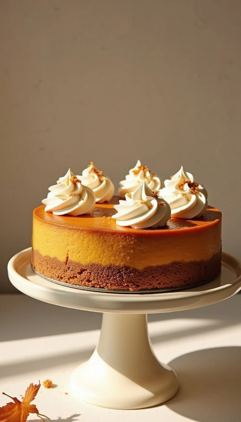Pumpkin Cheesecake With a Gingersnap Crust That Delivers