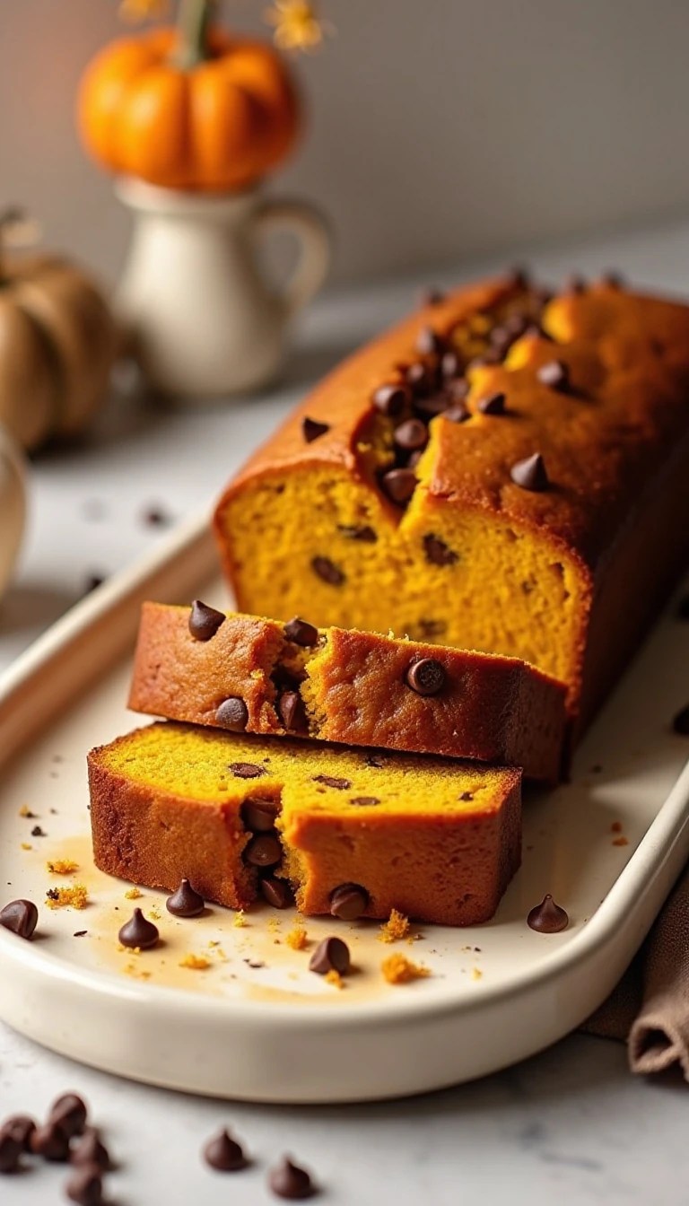 Easy Pumpkin Chocolate Chip Bread Recipe