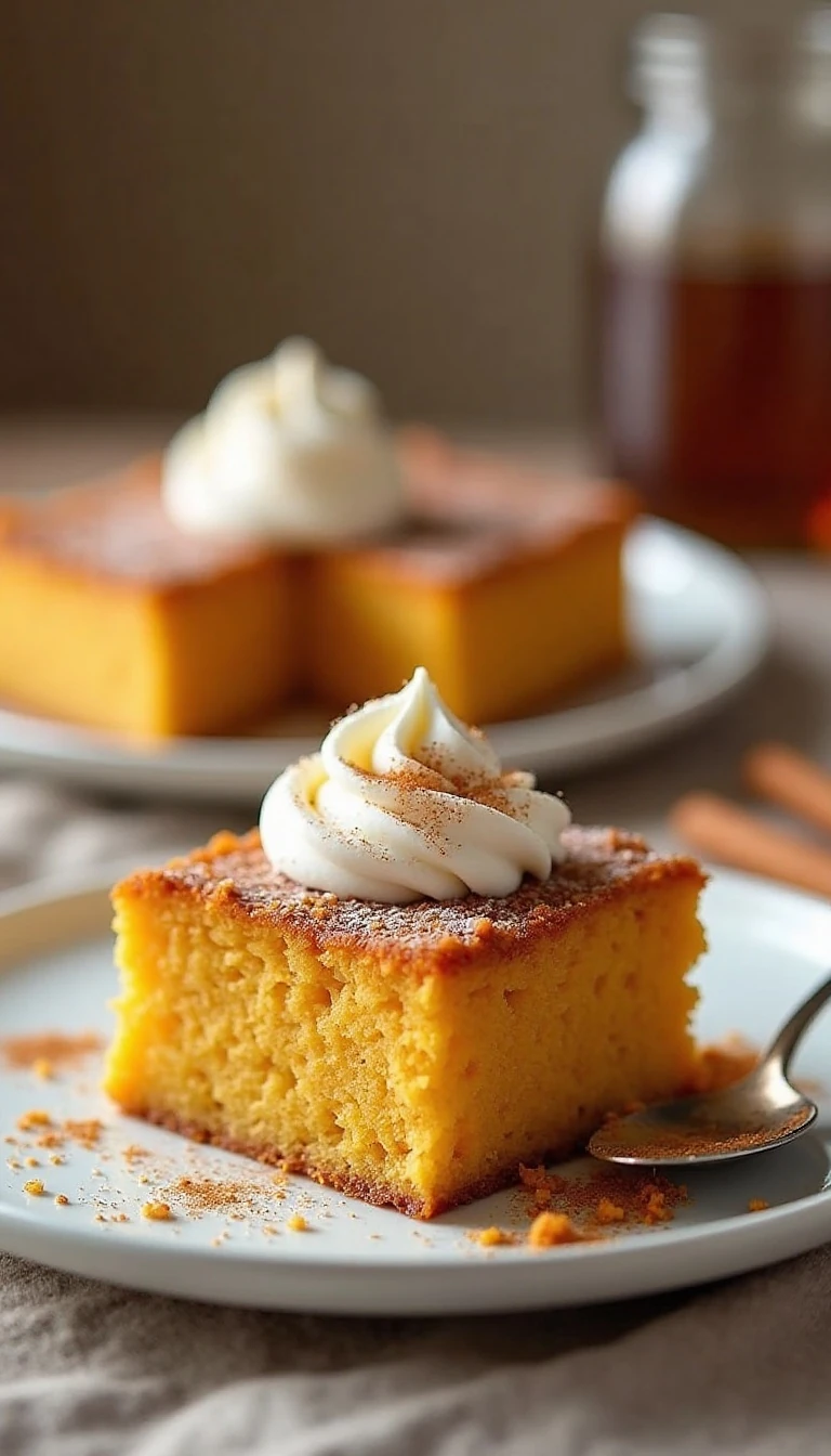 Easy 3-Ingredient Pumpkin Dump Cake Recipe