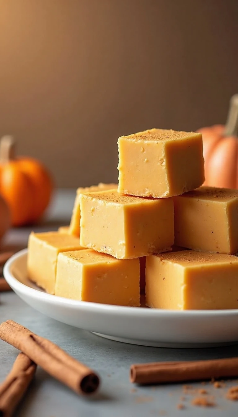 Easy Pumpkin Fudge Recipe with Real Pumpkin Puree