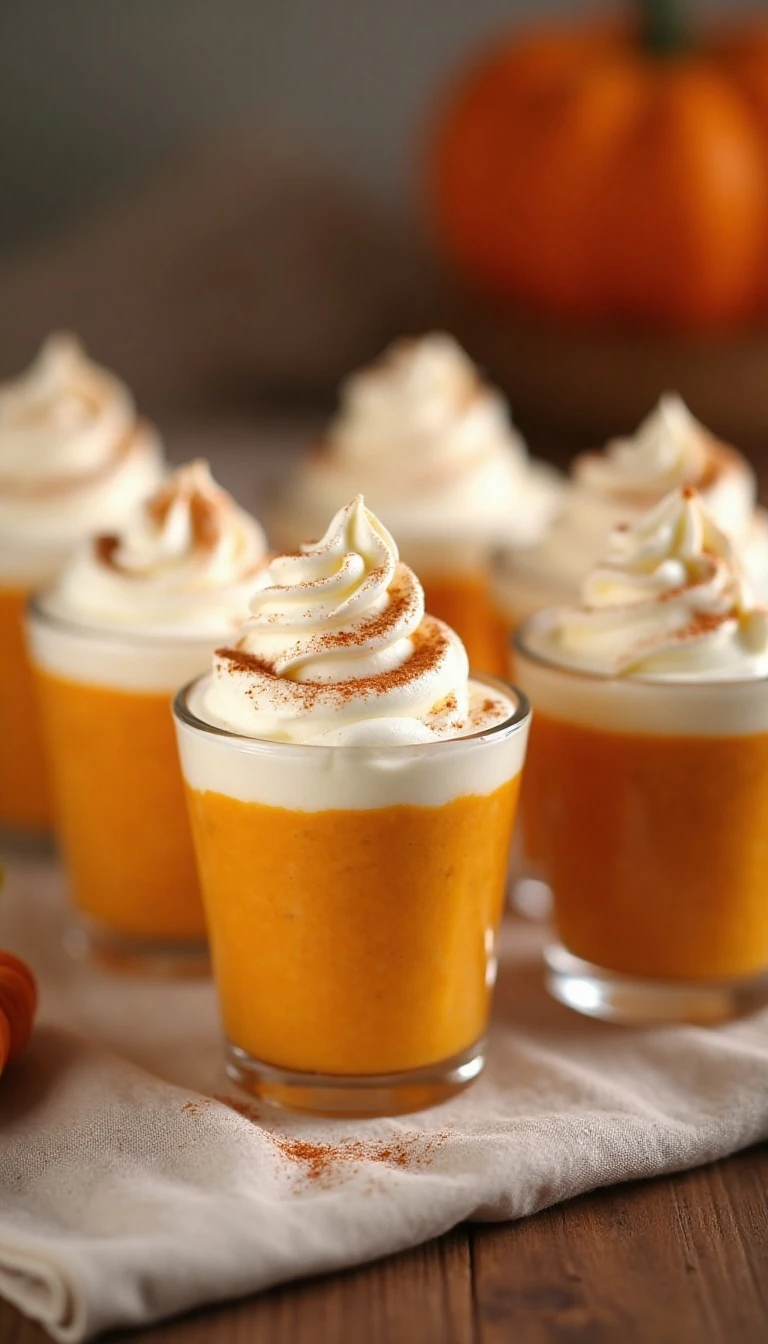 Pumpkin Mousse With Maple Whipped Cream Recipe