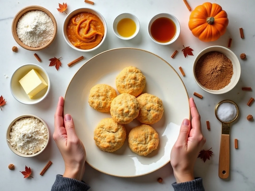 Ingredients for easy pumpkin pie bombs