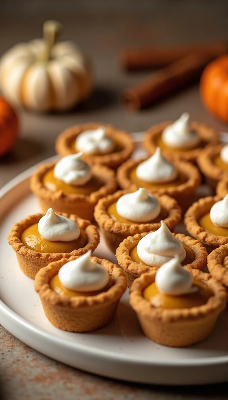 Easy Mini Pumpkin Pies in a Muffin Tin Recipe