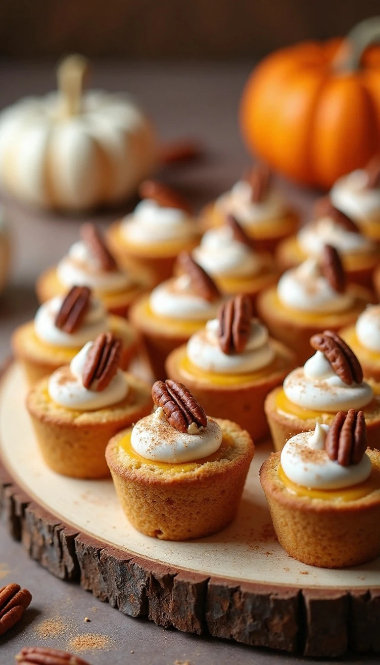 Pumpkin Spice Pecan Cookie Cups Recipe