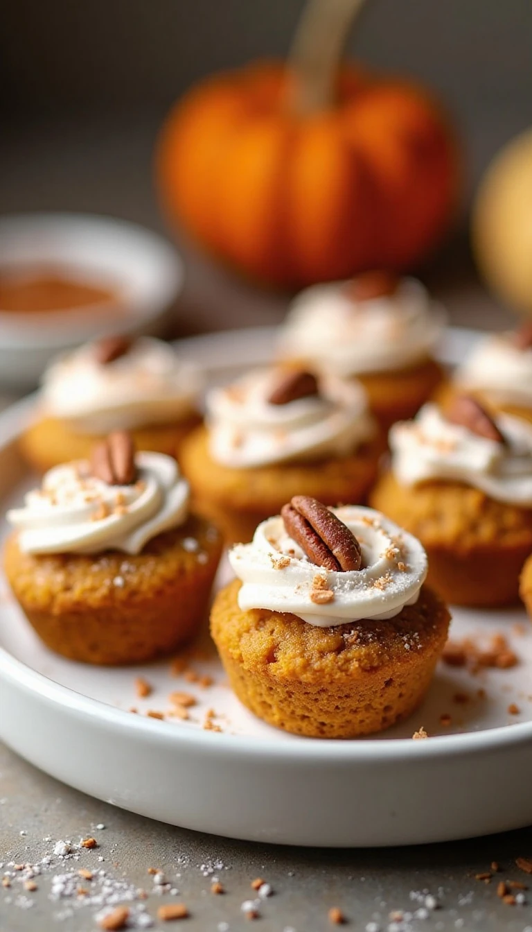 Pumpkin Spiced Glazed Cake Bites Recipe