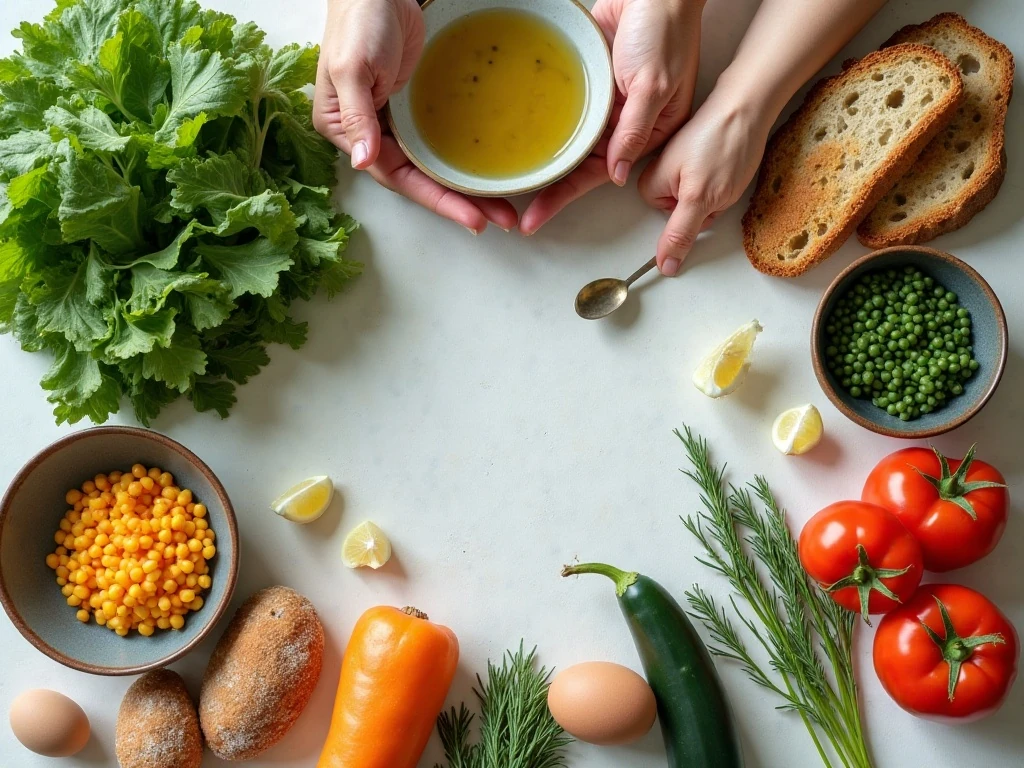 Fresh ingredients commonly used in quick summer cooking