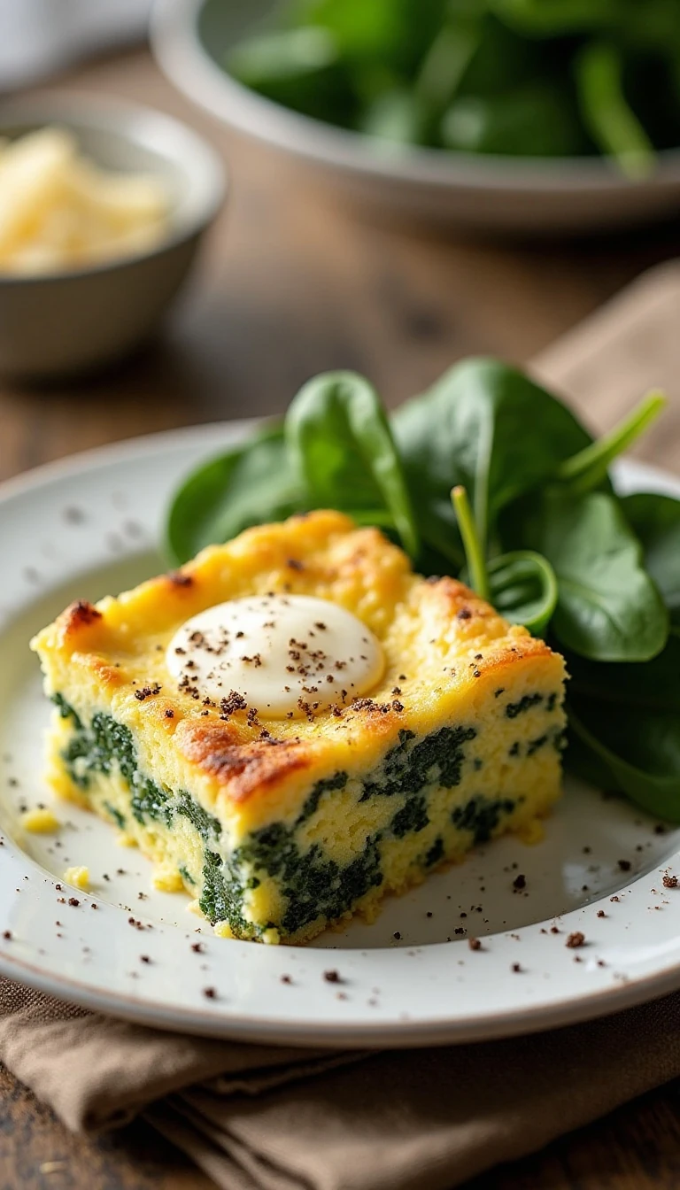 Quick and Creamy Spinach Egg Casserole Recipe for Dinner