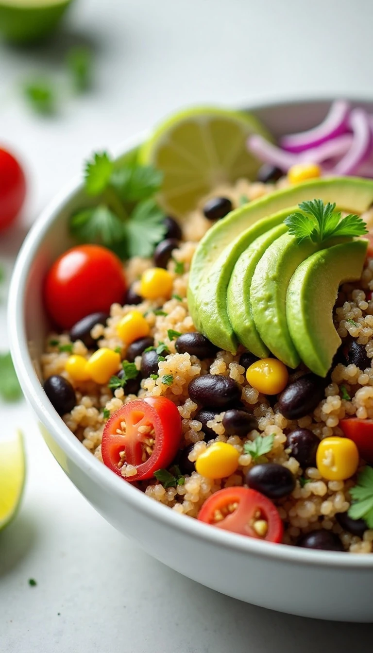 Healthy Quinoa and Avocado Salad