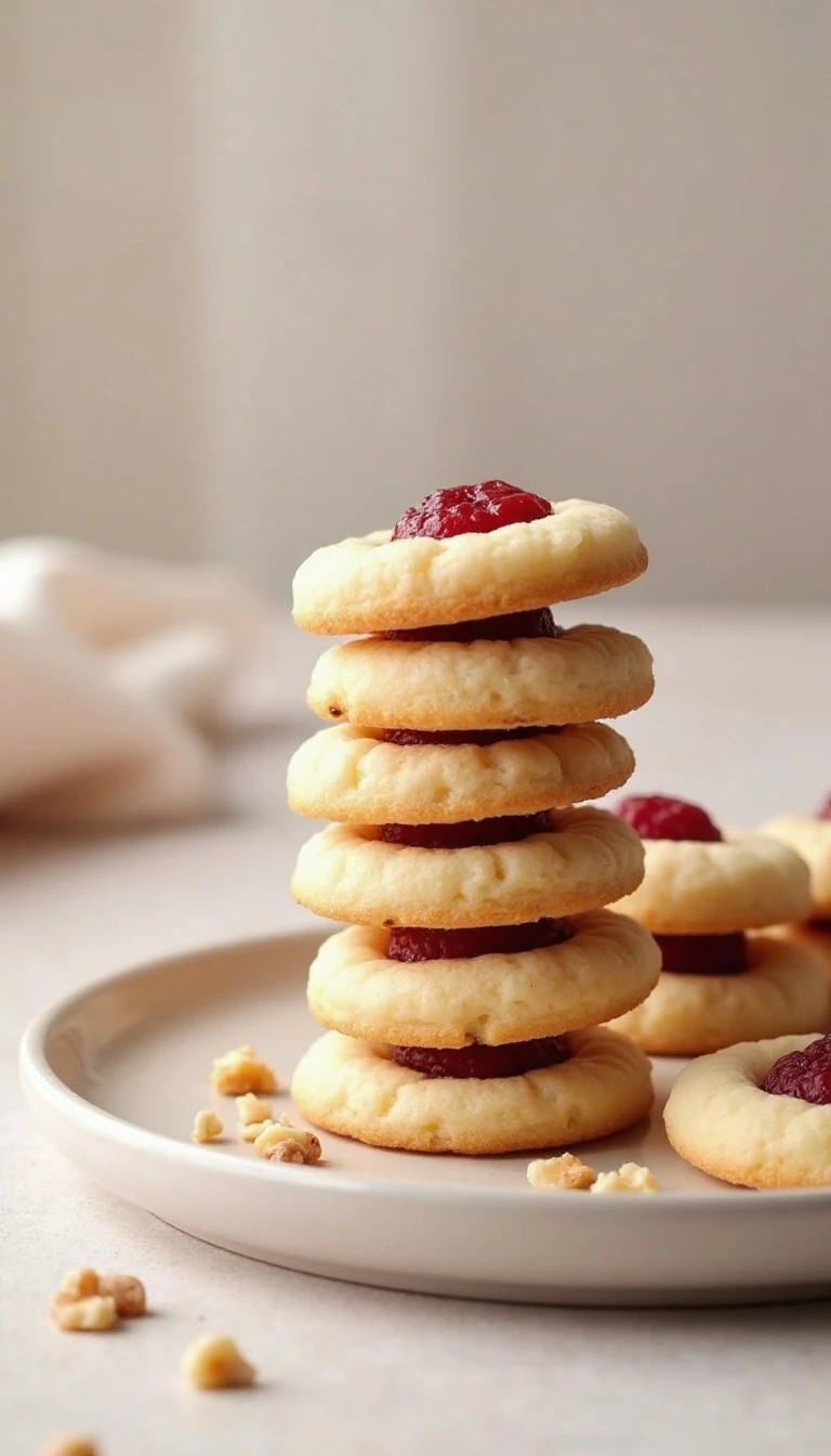 Raspberry Thumbprint Cookies: A Sweet, Jam-Filled Treat